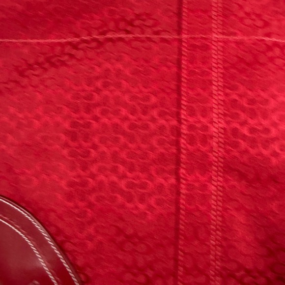 Coach Red Shoulder Bag - Picture 3 of 12
